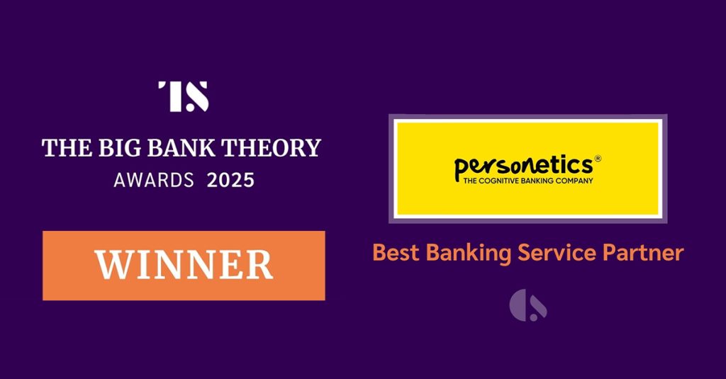 Personetics Tearsheet Big Bank Theory Win Award