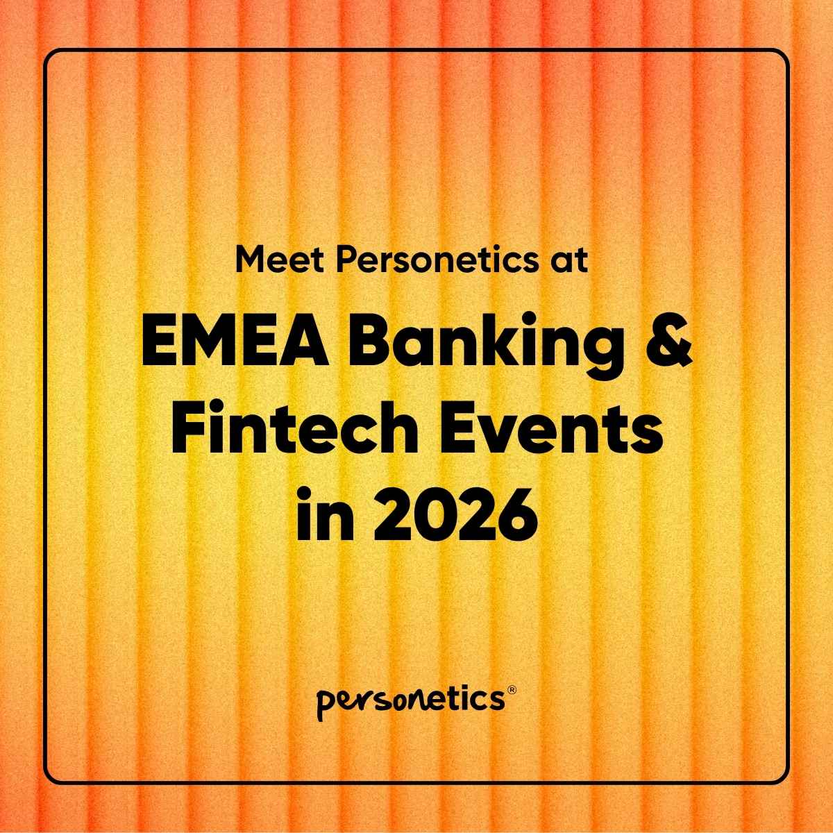 Personetics at EMEA Banking & Fintech Events in 2026