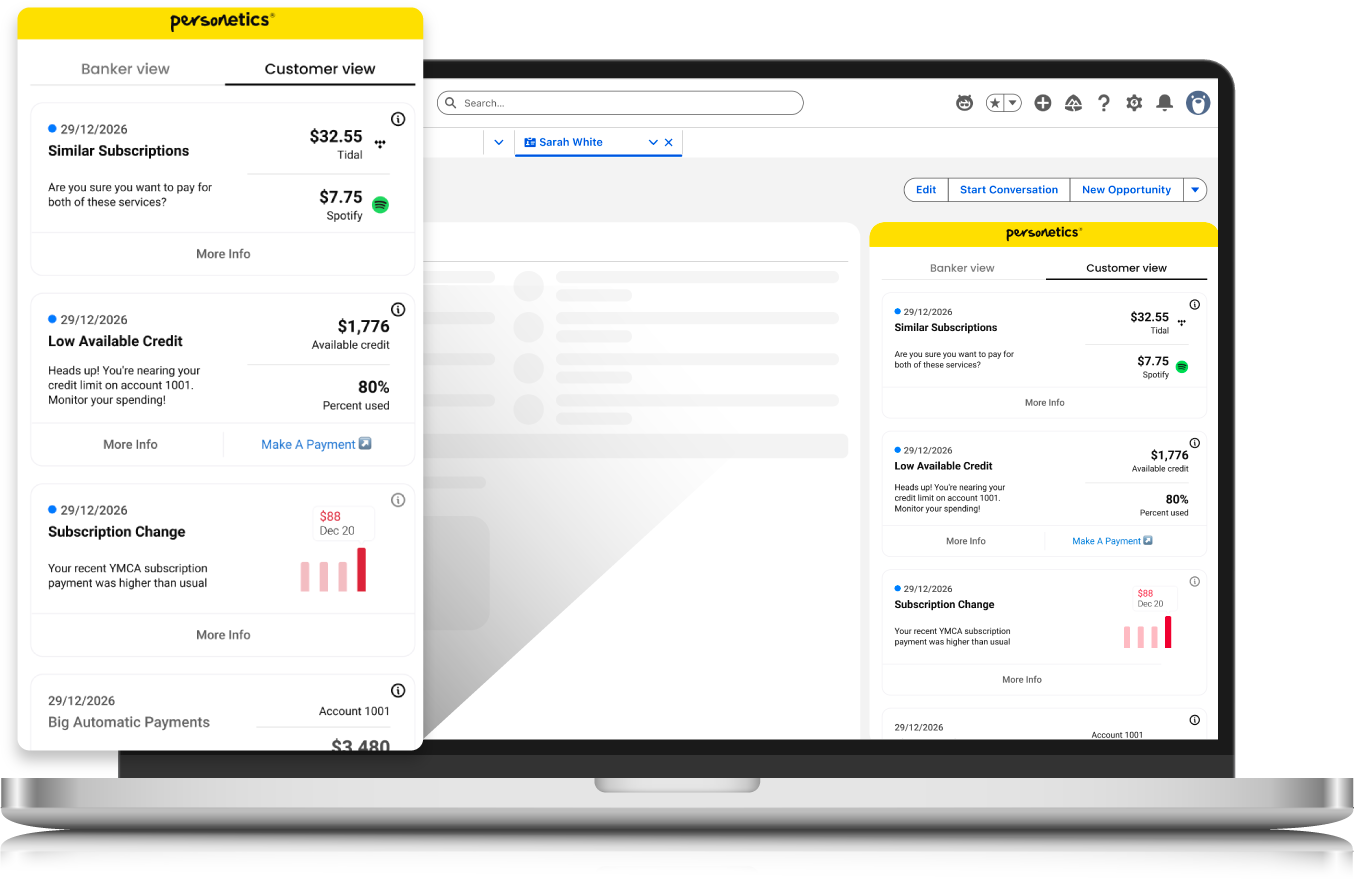 Personetics Platform Banking console 05